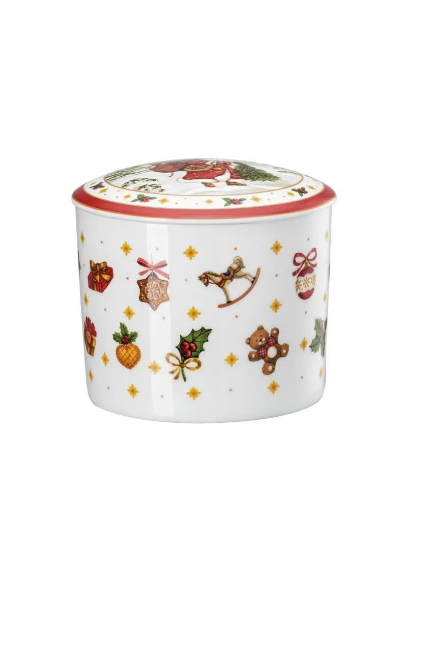 hutschenreuther-happy-wintertime-dose-mittel-porzellandose-13-cm-bunt image 1