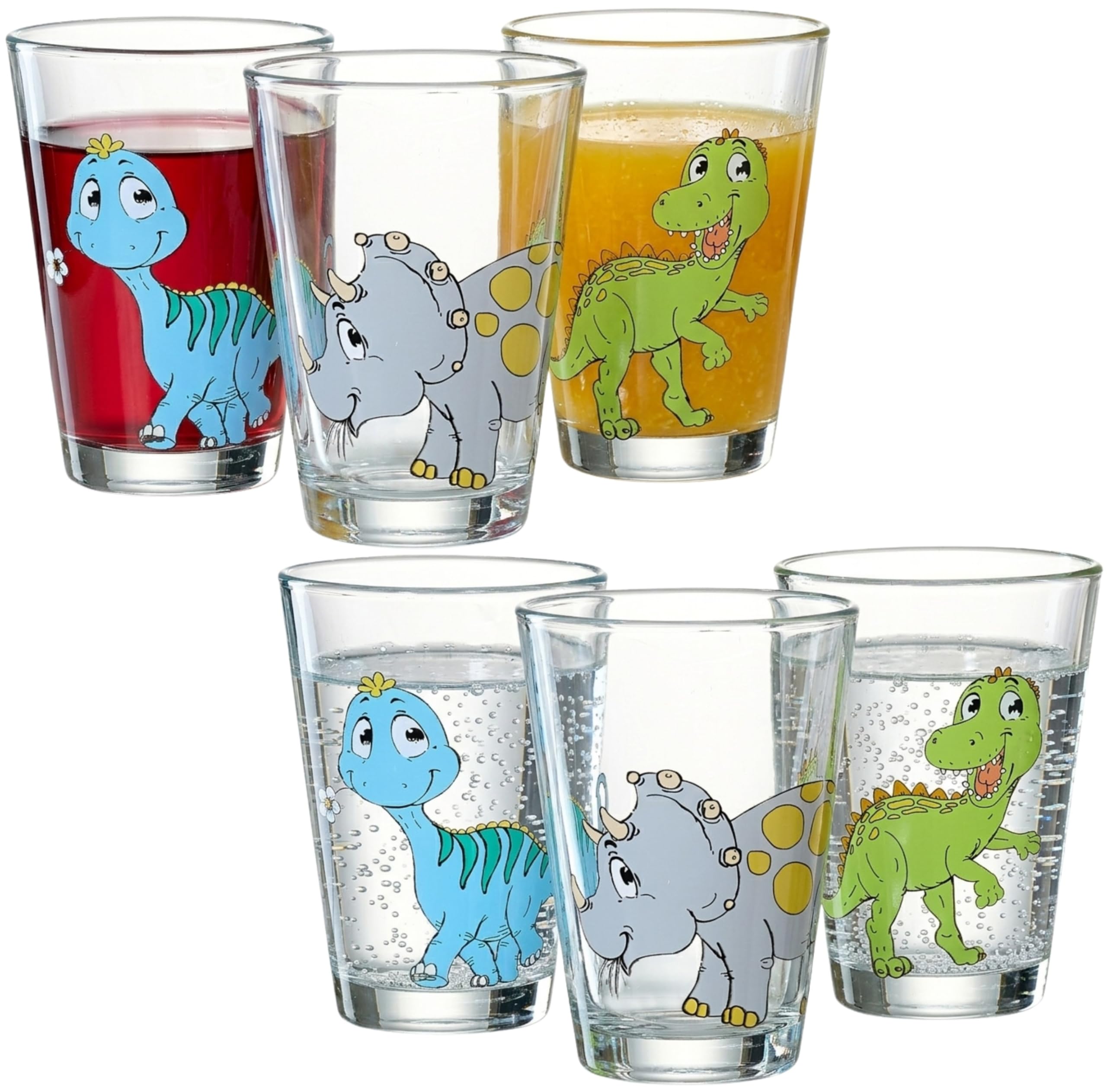 ritzenhoff-breker-dschungeltiere-kinderbecher-dino-6er-200-ml image 1