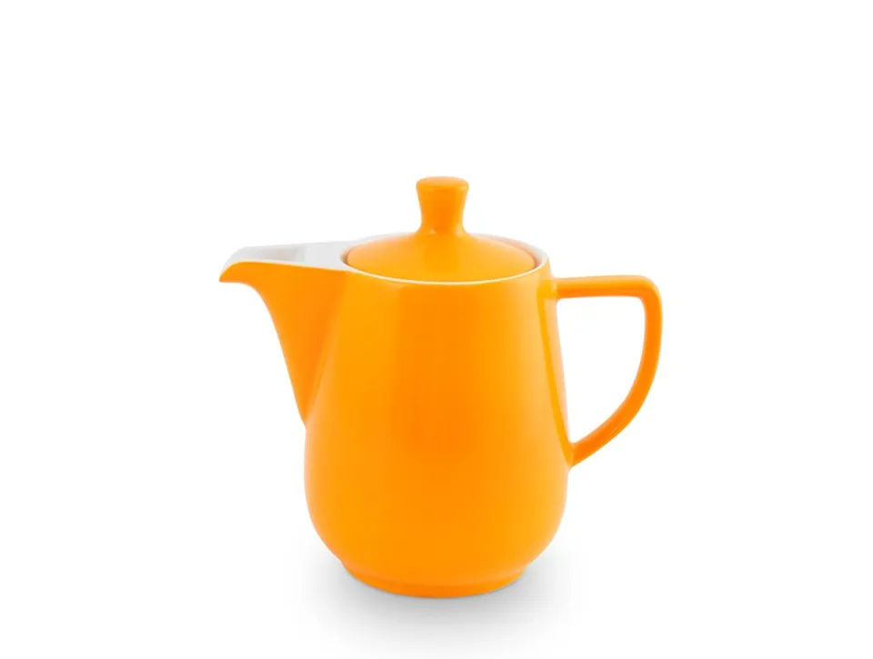 friesland-happymix-kaffeekanne-0-6l-safrangelb-porzellan image 1