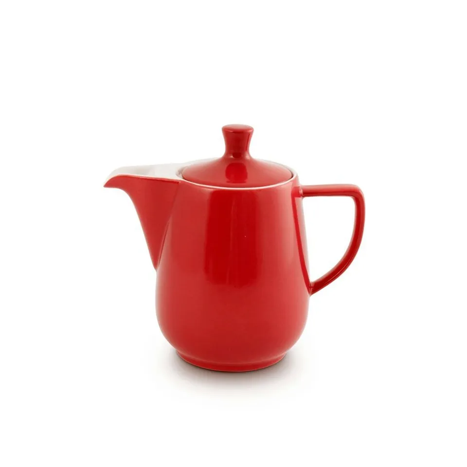friesland-happymix-kaffeekanne-0-9-l-rot-porzellan-tropffrei image 1