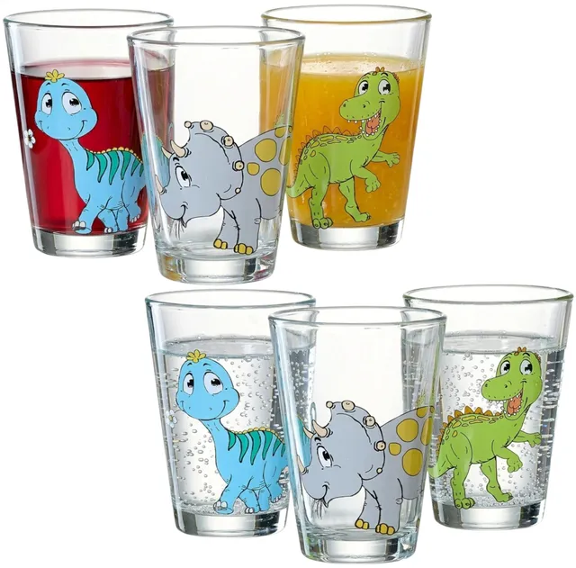 ritzenhoff-breker-dschungeltiere-kinderbecher-dino-6er-200-ml image 1