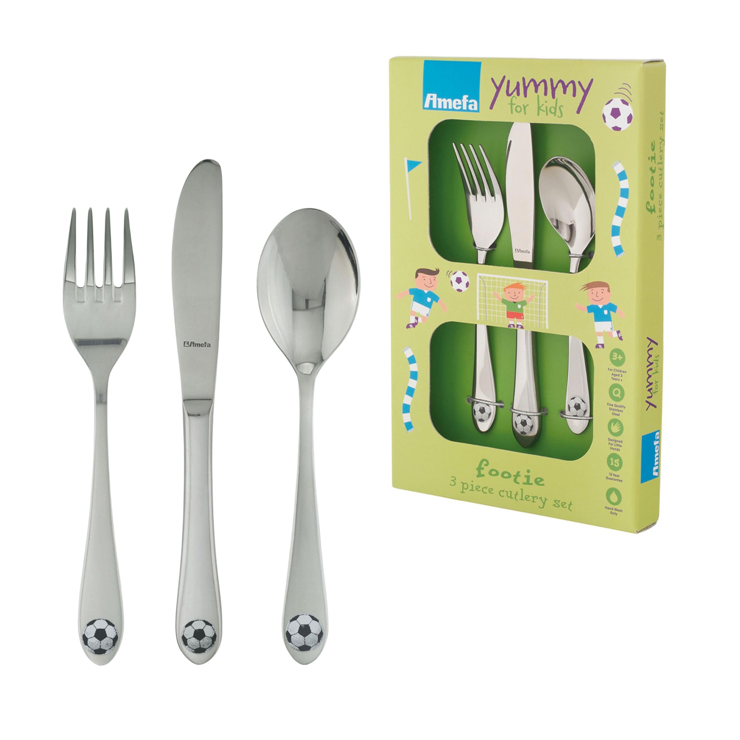 amefa-footie-kinderbesteck-fu-ball-3-teilig-edelstahl image 1
