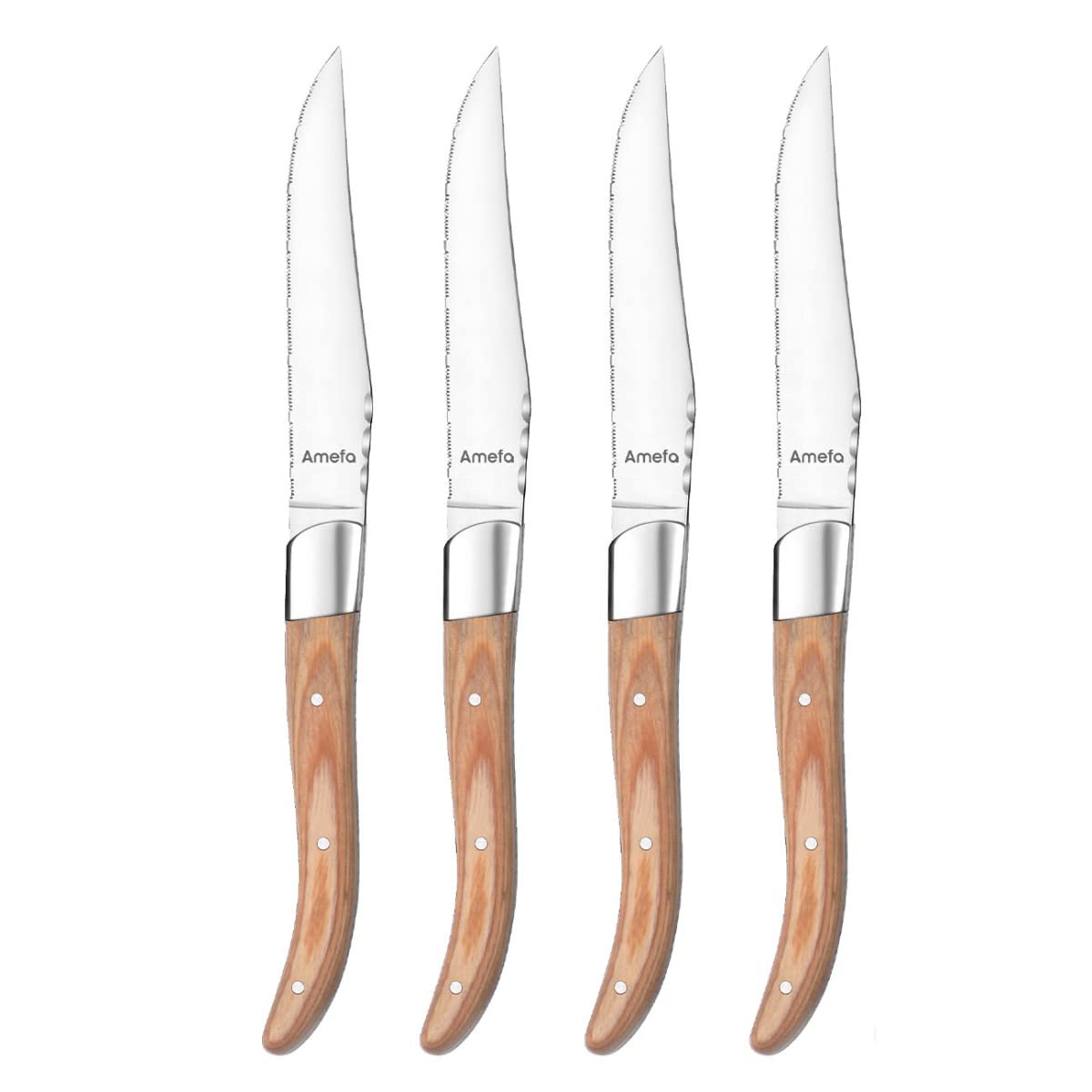 amefa-royal-steak-laguiole-steakmesser-6-teilig-holzgriffe-wellenschliff image 7