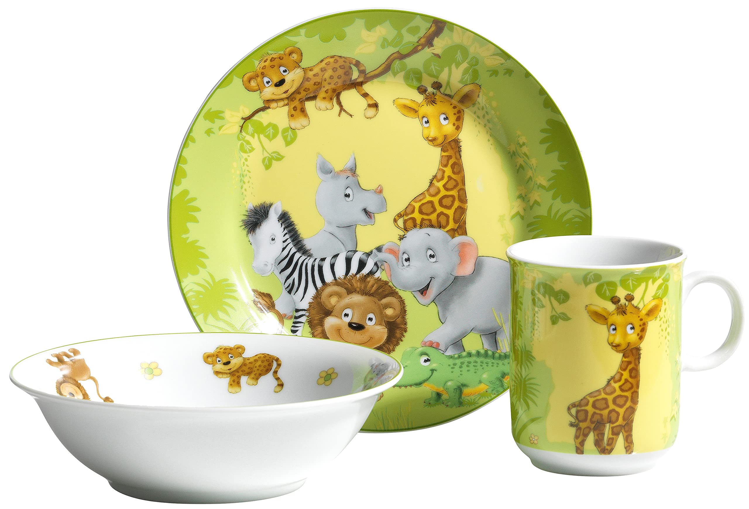 ritzenhoff-breker-dschungeltiere-kindergeschirr-3-teilig image 5