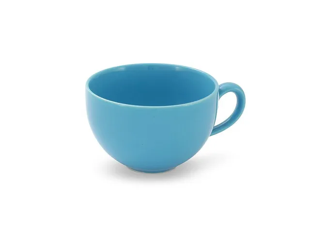friesland-happymix-kaffeetasse-0-24l-azurblau-steingut image 1