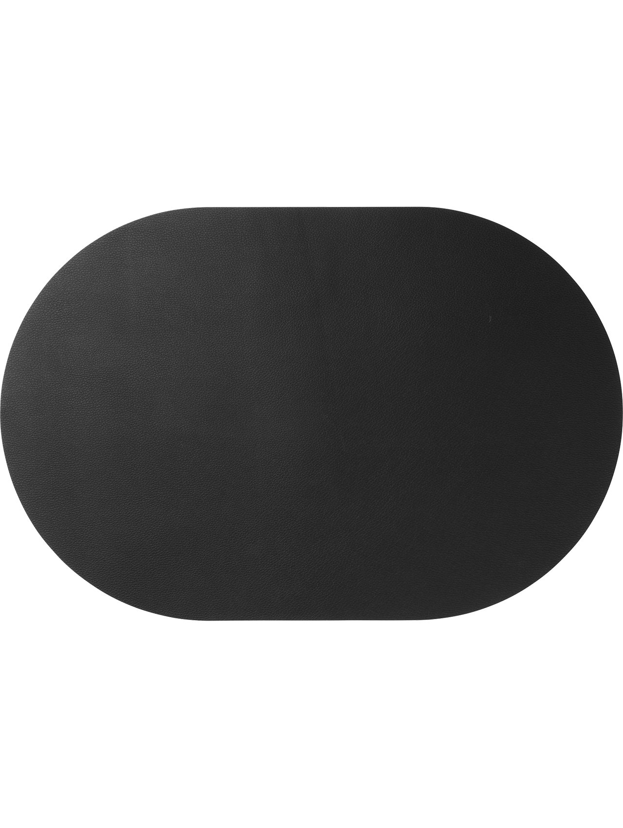 asa-selection-homeware-tischset-oval-black-lederoptik image 1
