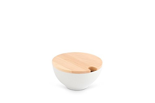 friesland-chai-zuckerdose-10-cm-mit-holzdeckel-ahorn image 1