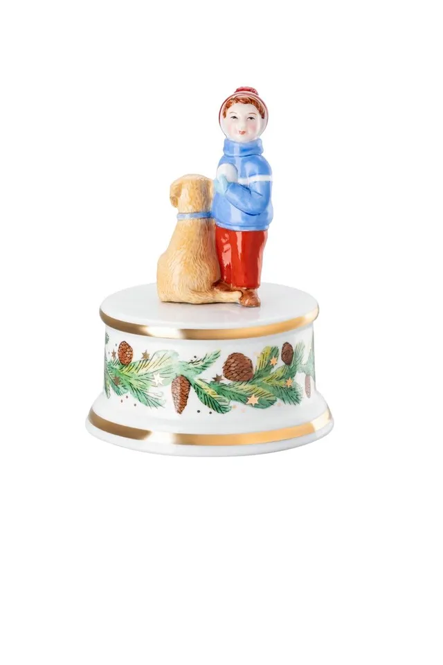 hutschenreuther-weihnachtsspiele-spieluhr-klein-12-5-cm-limitiert image 1