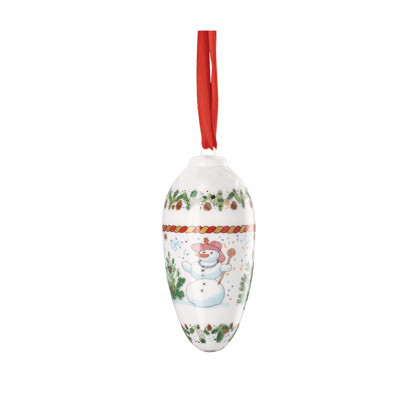 hutschenreuther-sammeledition-weihnachten-zapfen-8-5-cm-weihnachtsspiele image 1