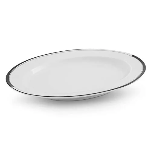 friesland-la-belle-platte-32-cm-black-white-porzellan image 1