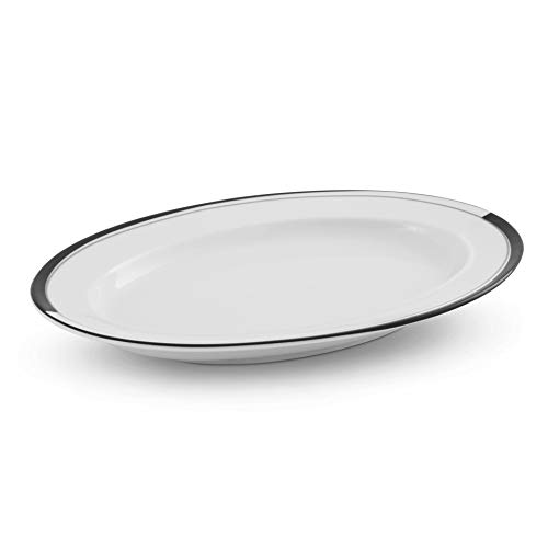 friesland-la-belle-platte-24-cm-black-white-saucierenunterteil image 1