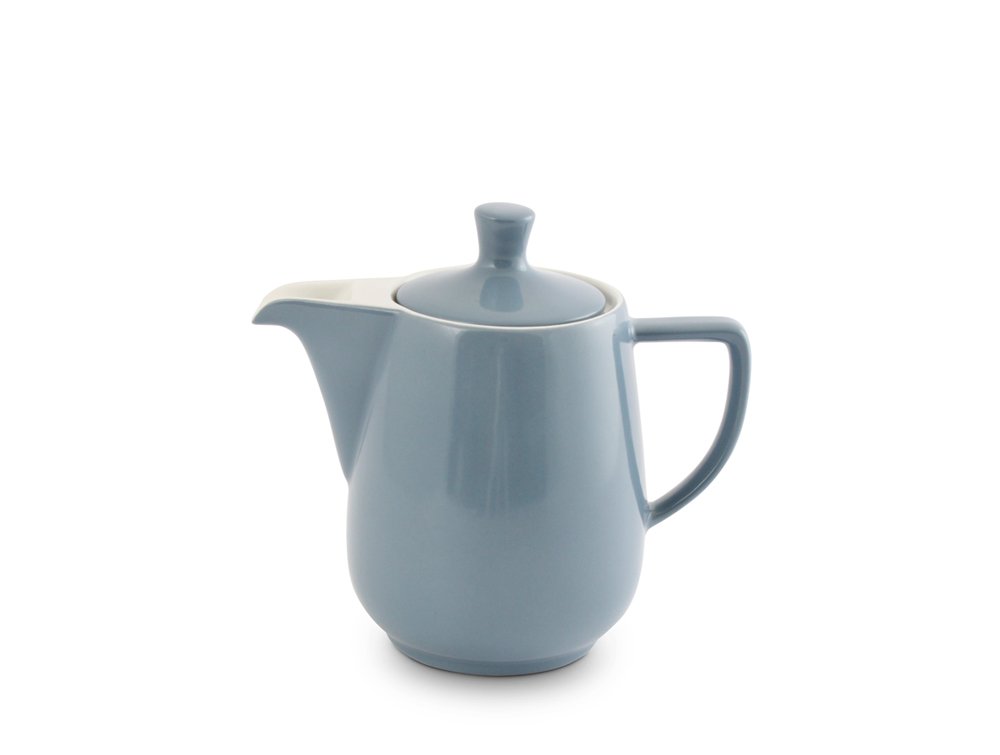 friesland-happymix-kaffeekanne-0-6-l-steingrau-porzellan-tropffrei image 1