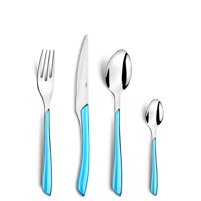 amefa-eclat-besteck-set-24-teilig-t-rkis-f-r-6-personen image 1