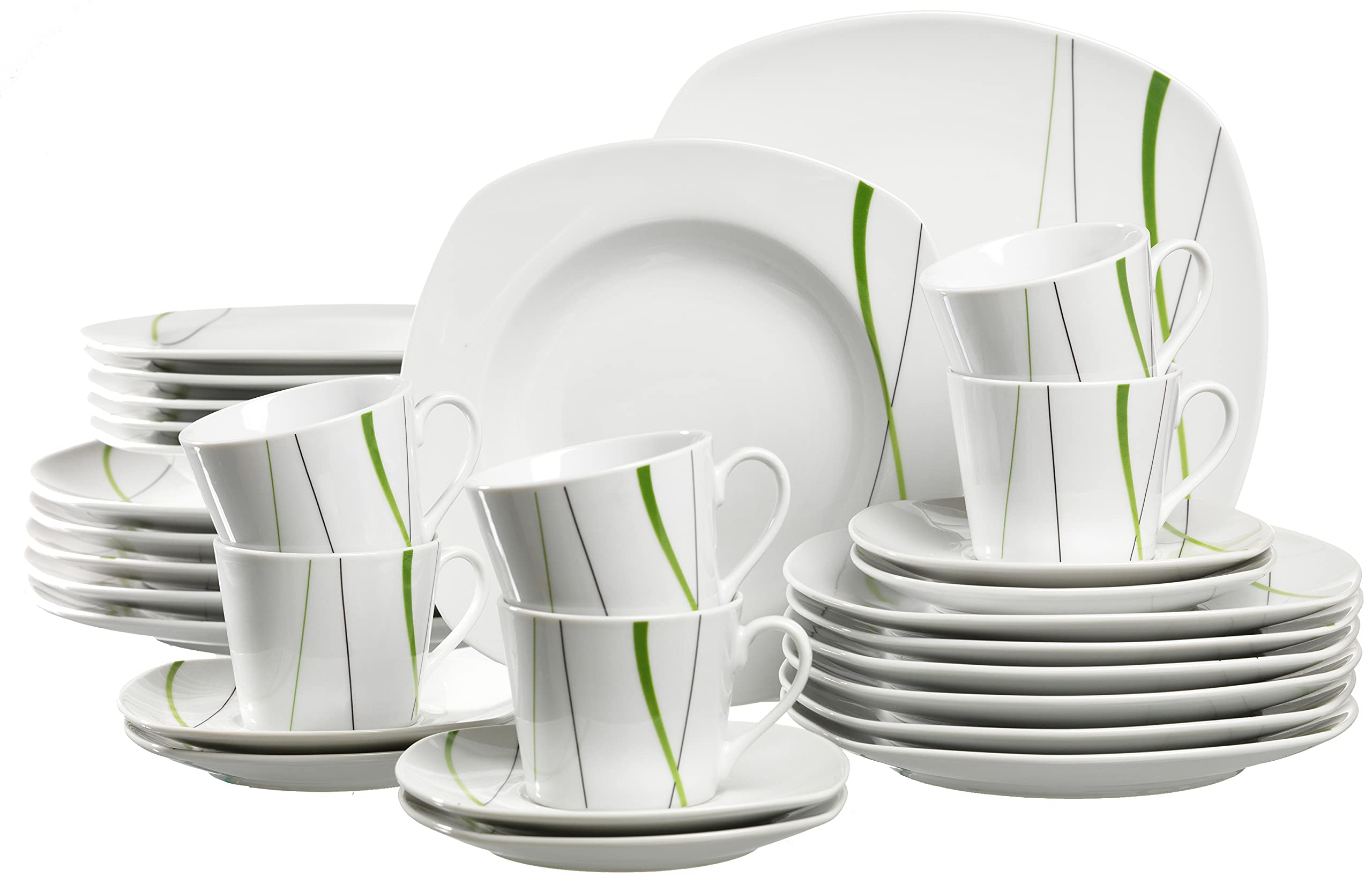 ritzenhoff-breker-grace-kombiservice-gr-n-30-teilig-porzellan image 1