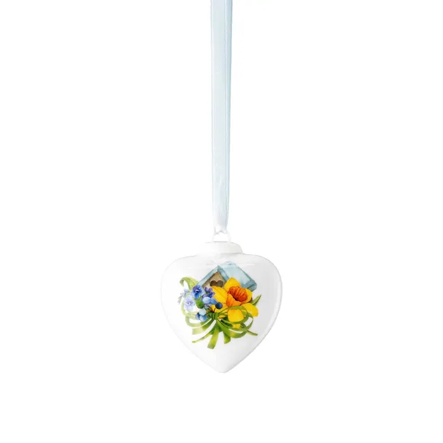 hutschenreuther-sammeledition-ostern-mini-herz-2025-narzisse-porzellan image 1
