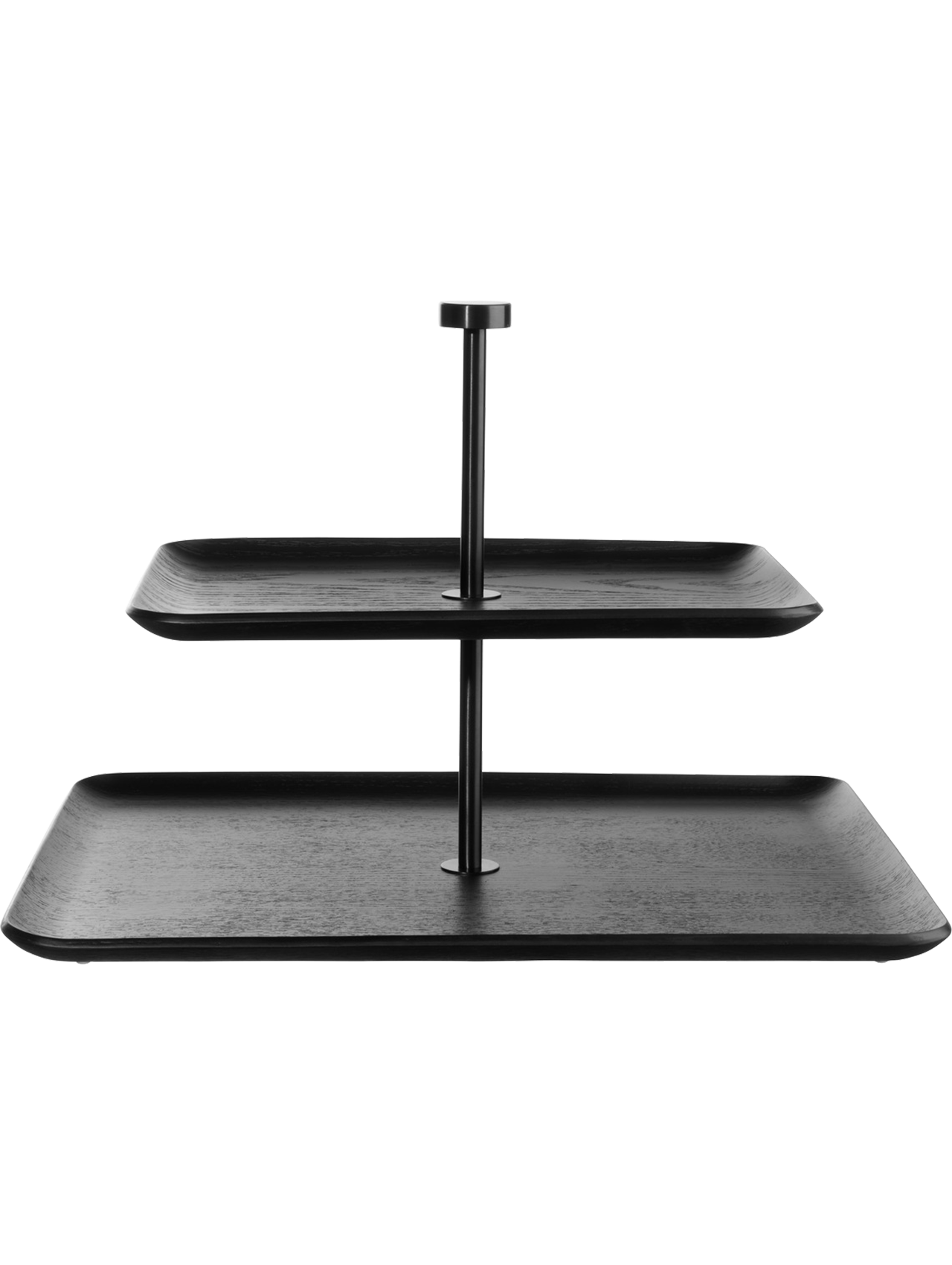 asa-selection-etagere-2-stufig-rechteckig-schwarz-weidenholz image 1