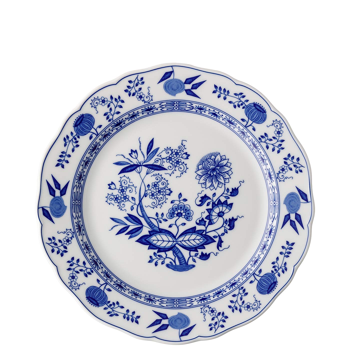 hutschenreuther-blau-zwiebelmuster-speiseteller-27cm image 1