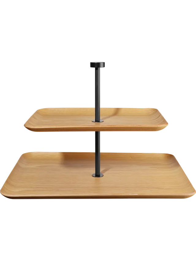 asa-selection-homeware-etagere-2-stufig-rechteckig-weidenholz image 1