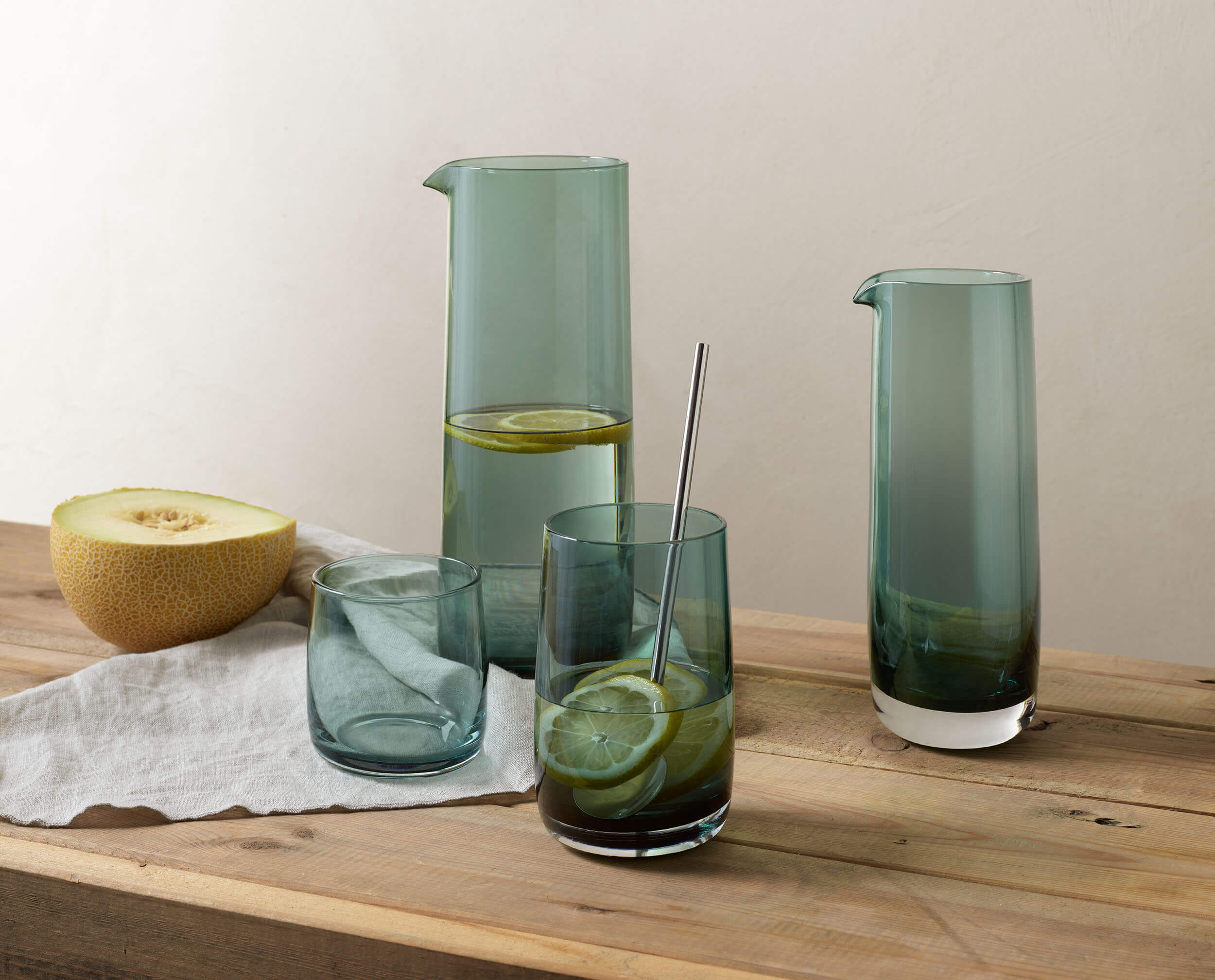 asa-selection-glas-gr-n-tumbler-wasserglas-bauchig image 4