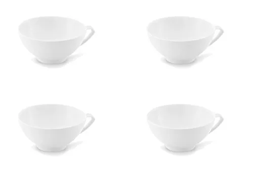 friesland-ecco-tee-obertasse-wei-4er-set-porzellan image 1