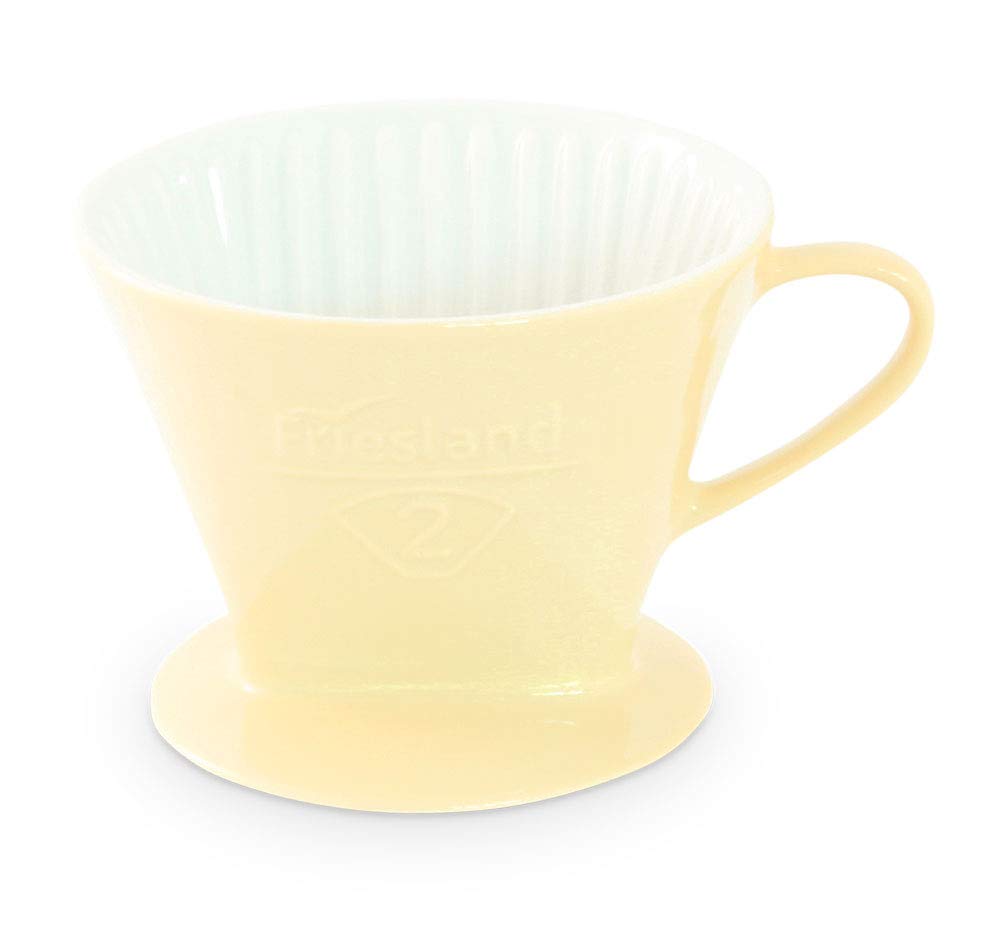 friesland-trendmix-kaffeefilter-gr-2-porzellan-pastellgelb image 1