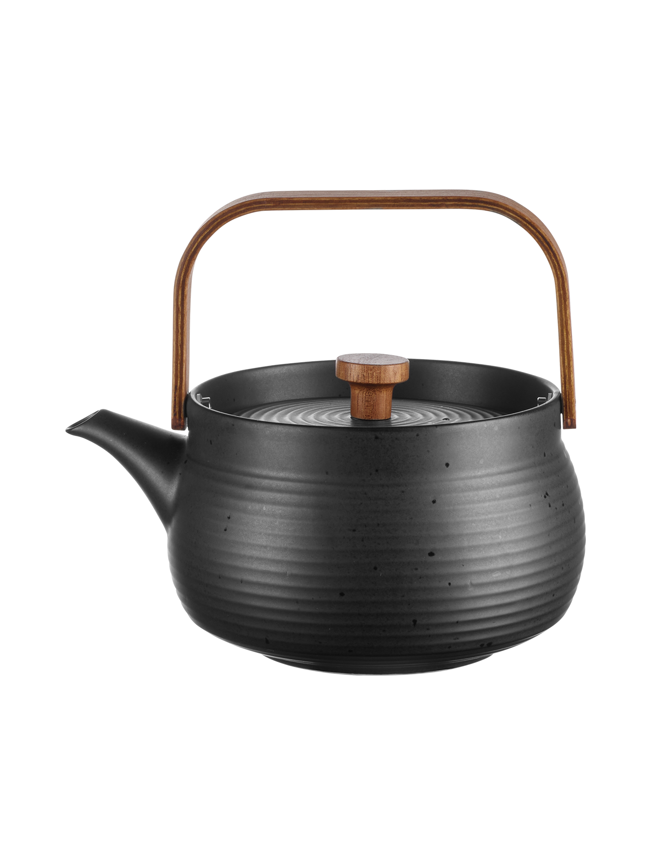 asa-selection-teekanne-black-porzellan-holzgriff-filter image 1