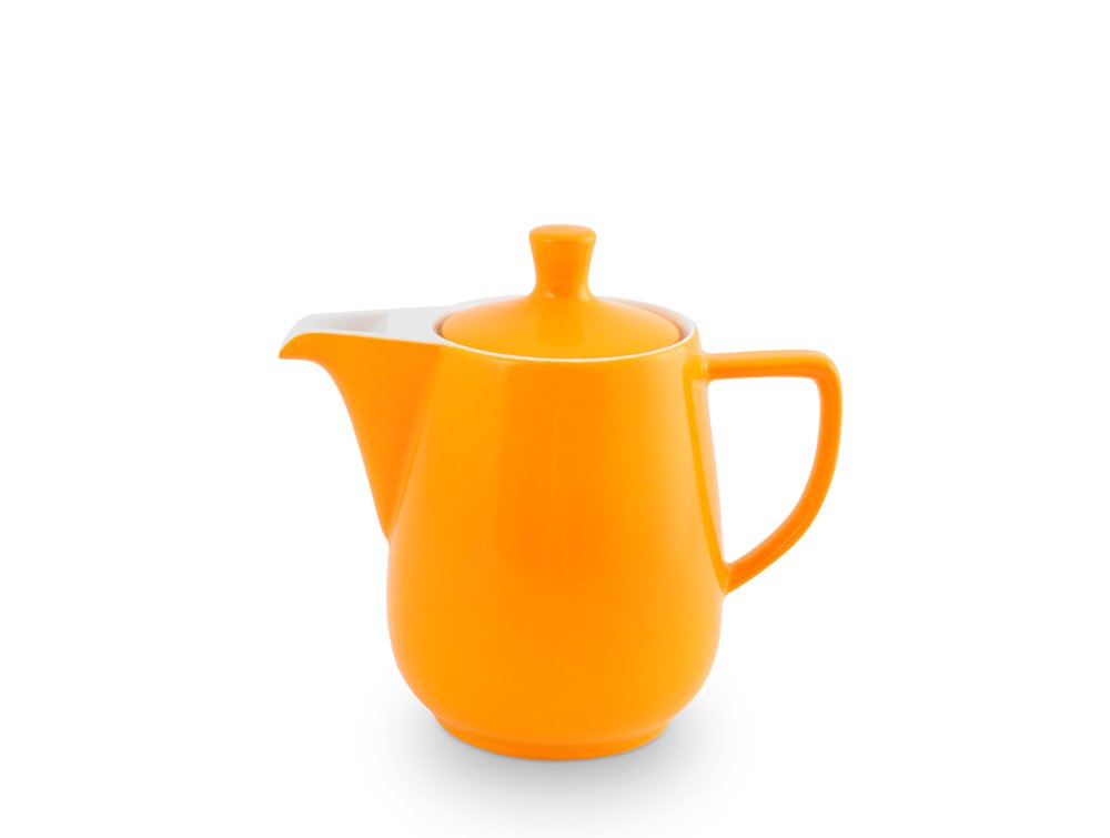 friesland-happymix-kaffeekanne-0-6l-safrangelb-porzellan image 1