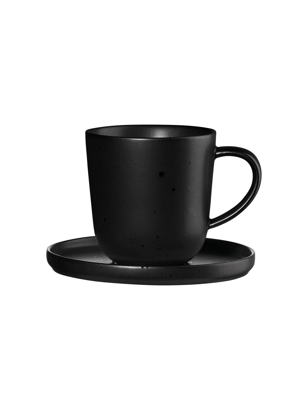 asa-selection-kuro-espressotasse-mit-unterteller-schwarz-0-08-l image 2