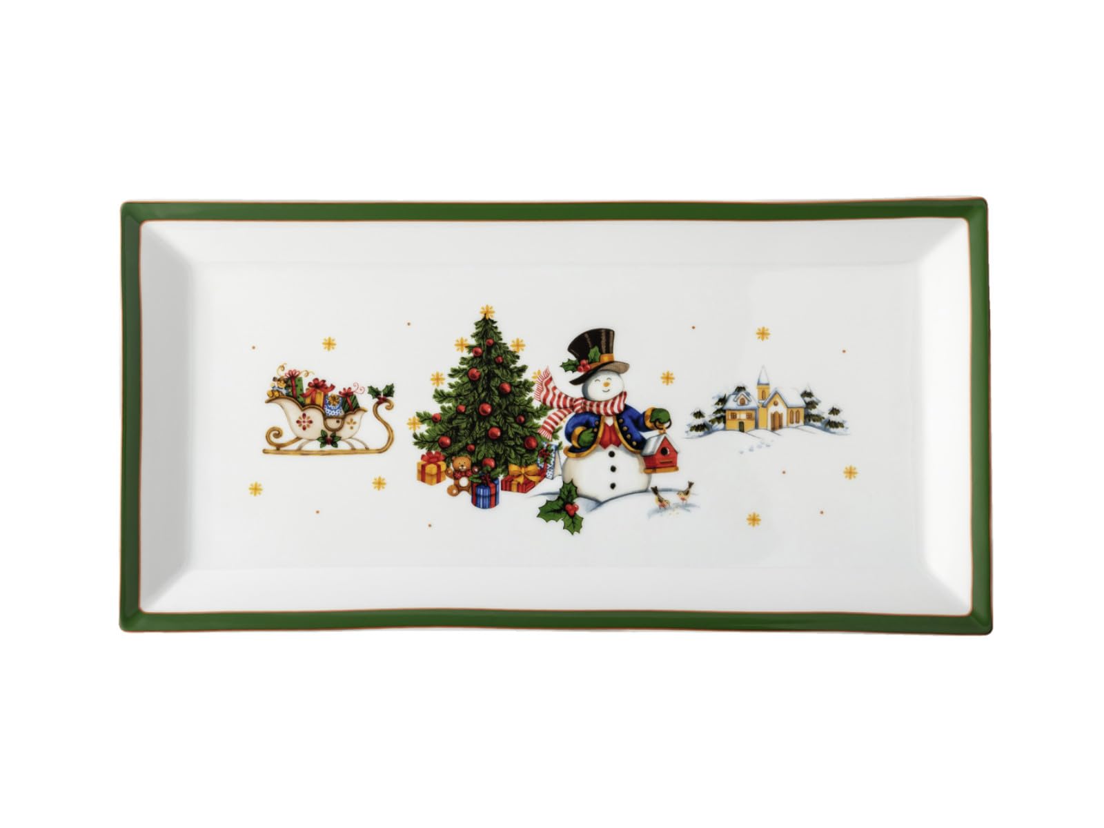 hutschenreuther-happy-wintertime-platte-eckig-36-cm-porzellan image 1
