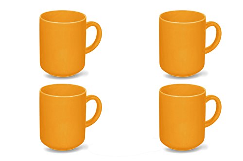 friesland-happymix-becher-0-4l-safrangelb-4er-set-porzellan image 1