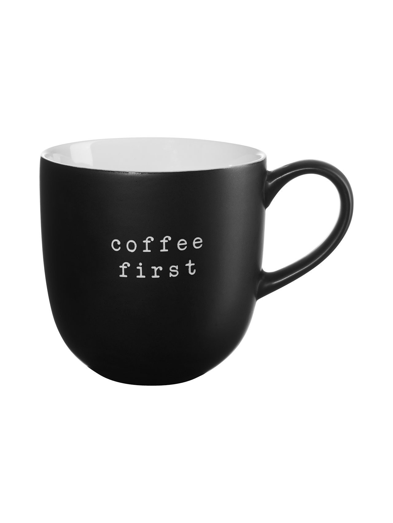 asa-selection-hey-henkelbecher-coffee-first-0-4-l-tasse-sandgestrahlt image 1