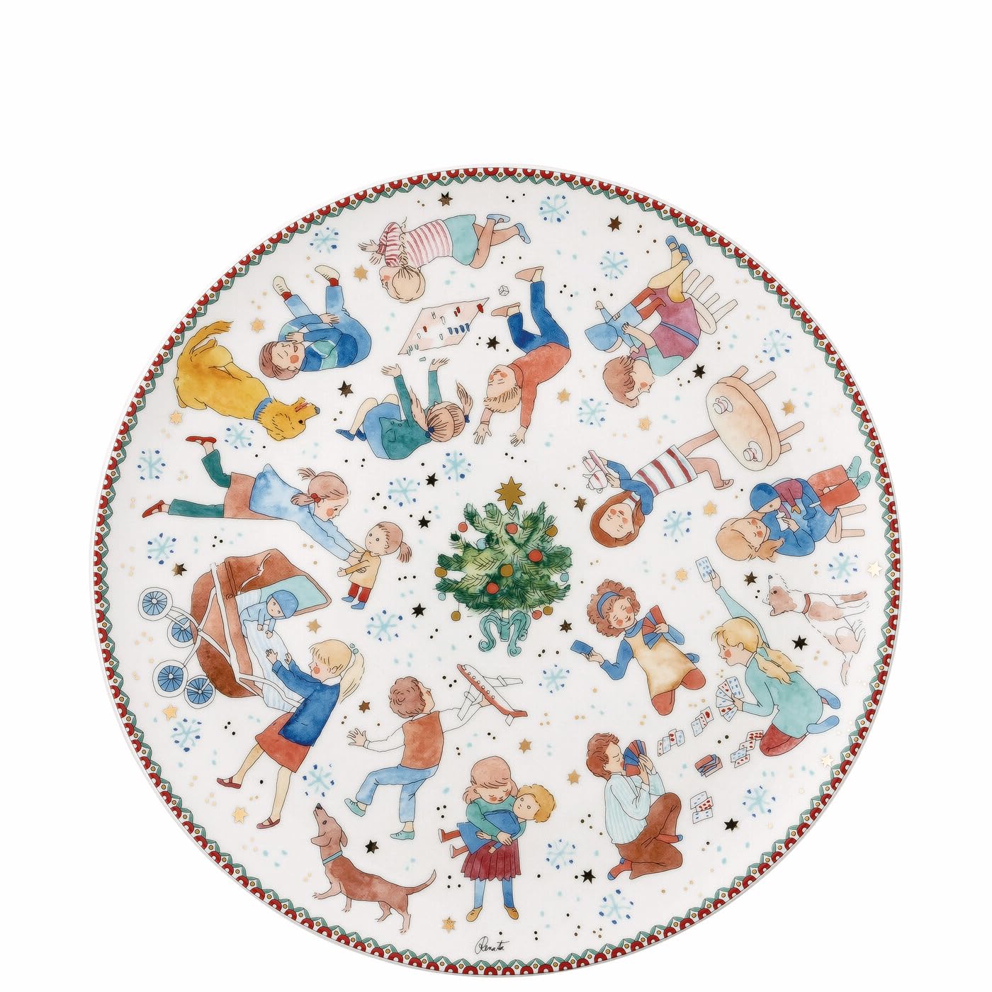 hutschenreuther-weihnachtsspiele-pl-tzchenteller-28cm-porzellan image 4