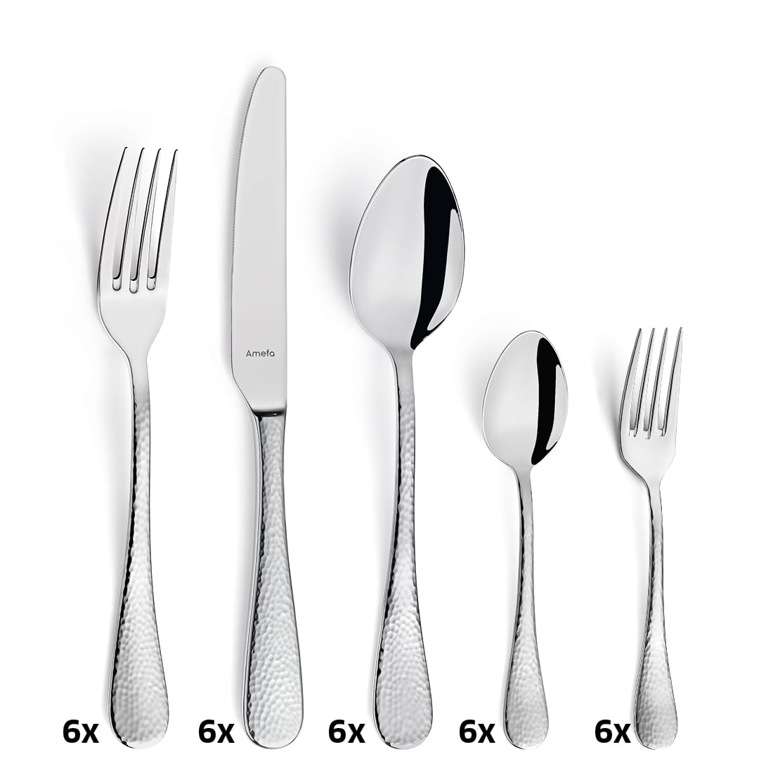 amefa-sierra-besteckset-30-teilig-6-personen-edelstahl image 2