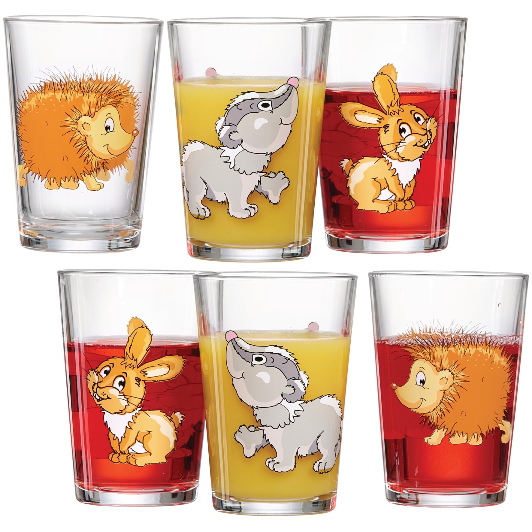 ritzenhoff-breker-waldtiere-kindergl-ser-set-6-tlg-205ml-glas image 1
