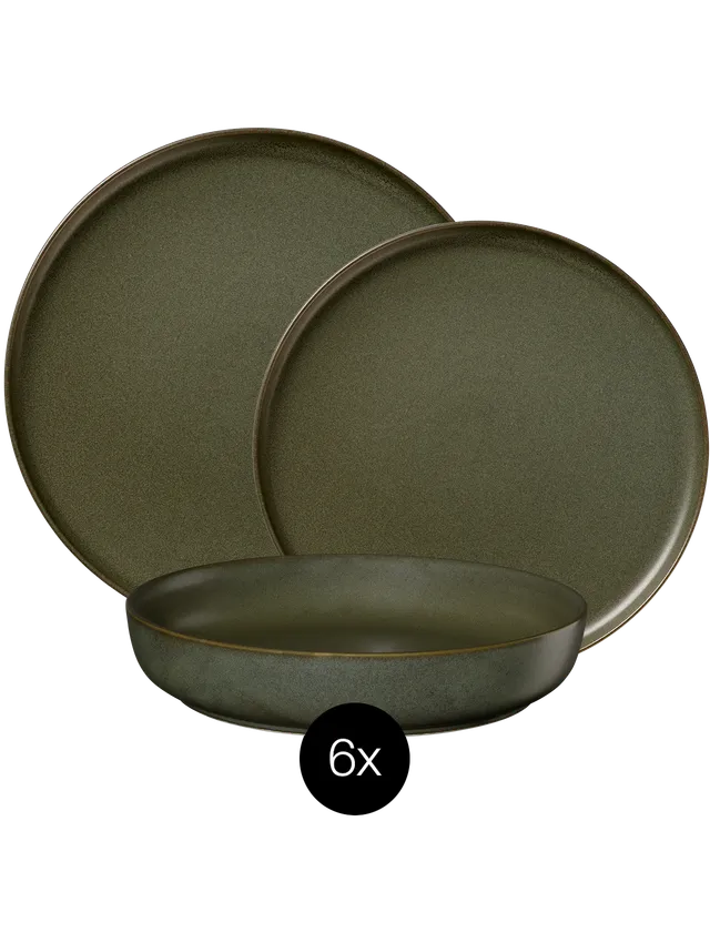 asa-selection-coppa-nori-starterset-18-tlg-teller-schwarz image 1