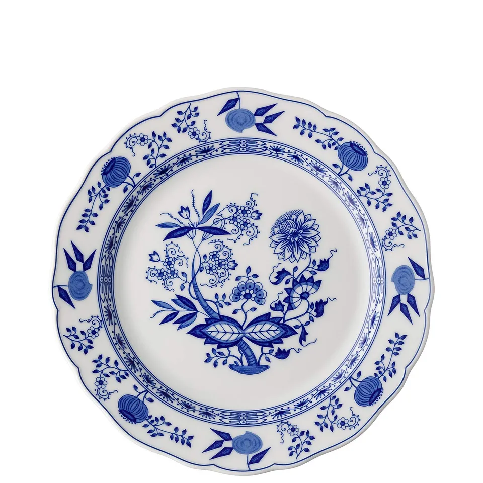 hutschenreuther-blau-zwiebelmuster-speiseteller-27cm image 1