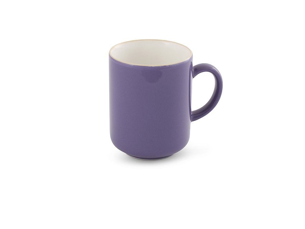friesland-trendmix-becher-0-4-l-flieder-innen-wei-steingut image 1