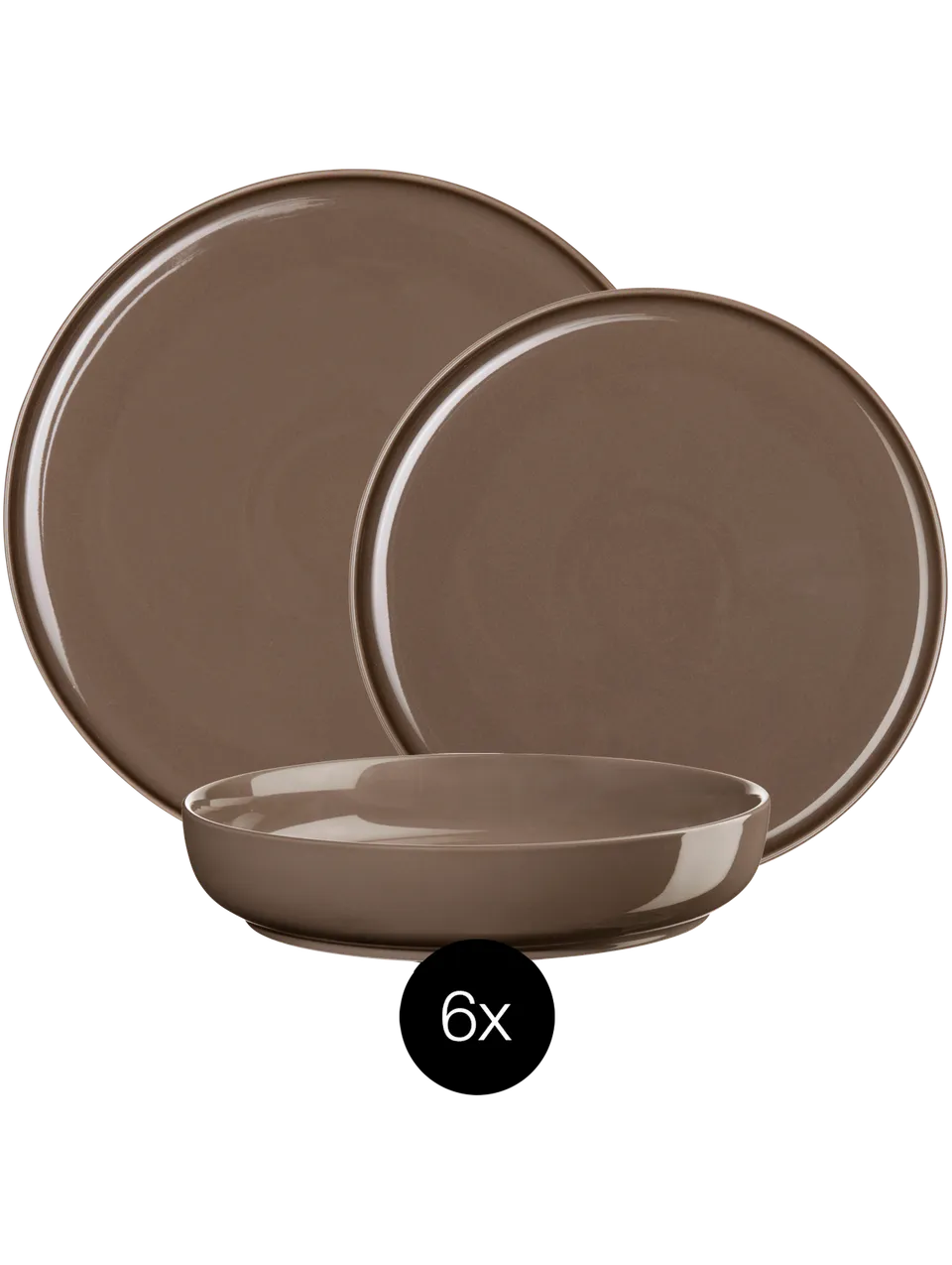 asa-selection-coppa-kaori-tellerset-18-teilig-beige image 1