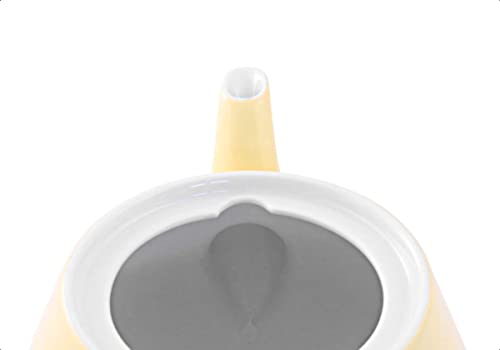 friesland-trendmix-utah-teapot-teekanne-0-35l-pastellgelb-porzellan image 8