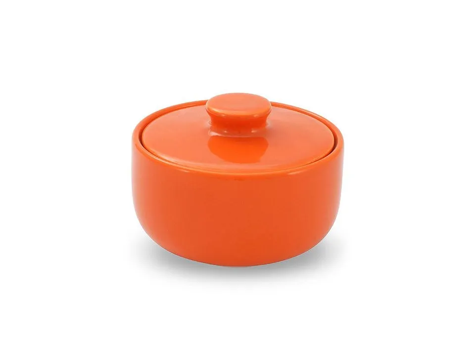 friesland-happymix-zuckerdose-0-25l-orange-steingut image 1