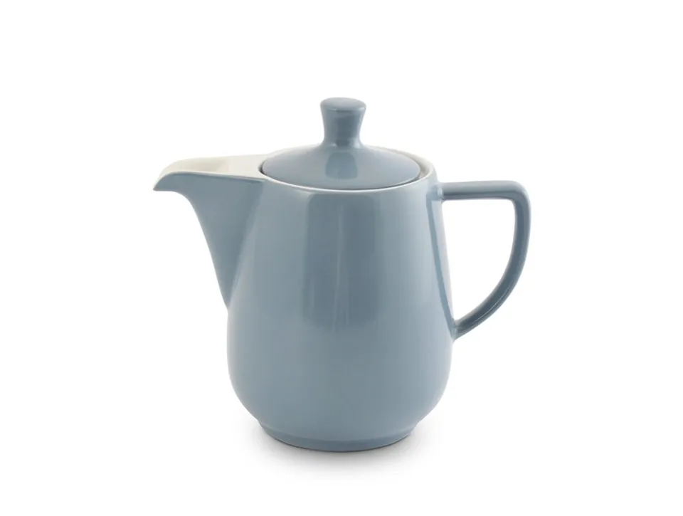 friesland-happymix-kaffeekanne-0-9-l-steingrau-porzellan image 1
