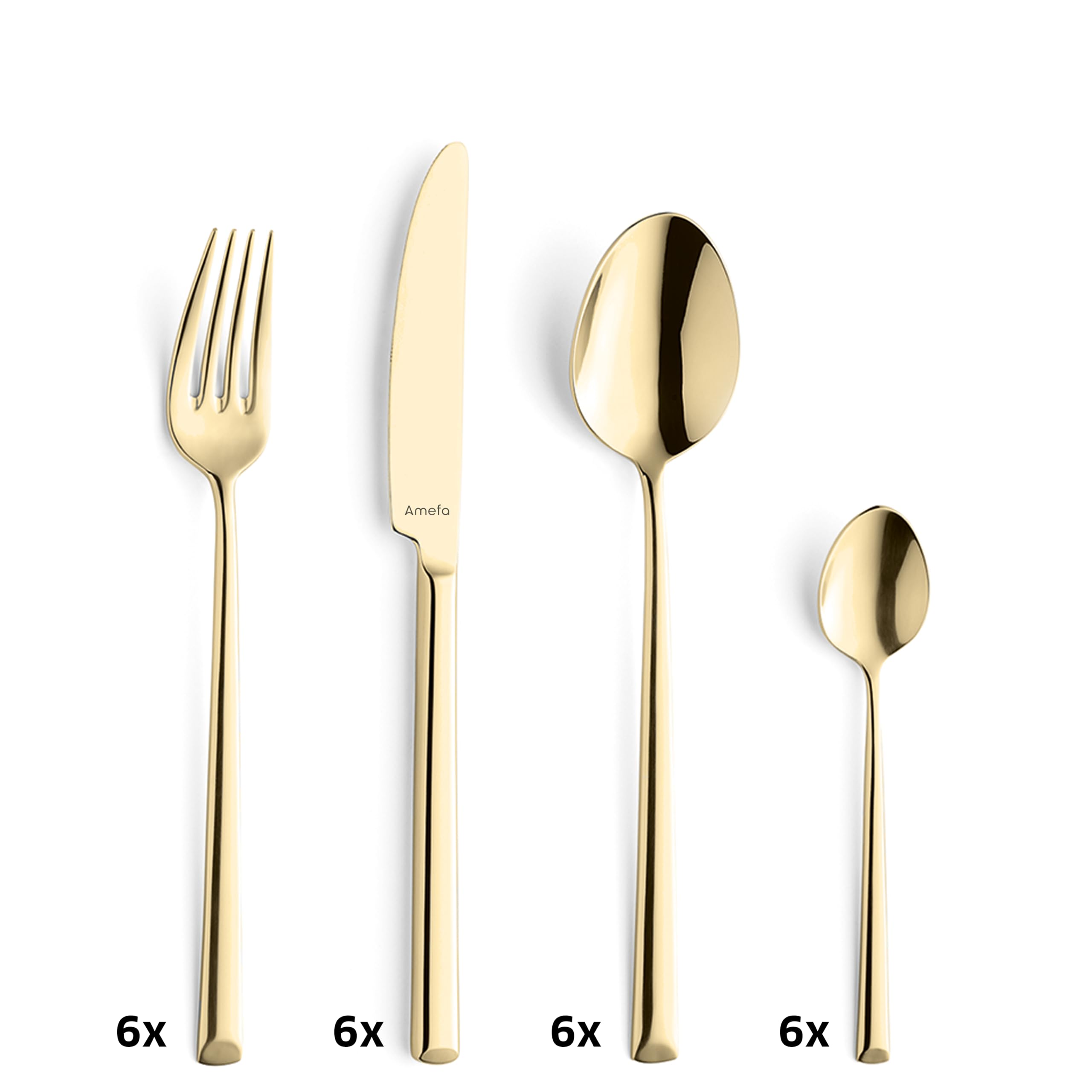 amefa-metropole-besteck-set-24-tlg-champagner-18-10 image 2