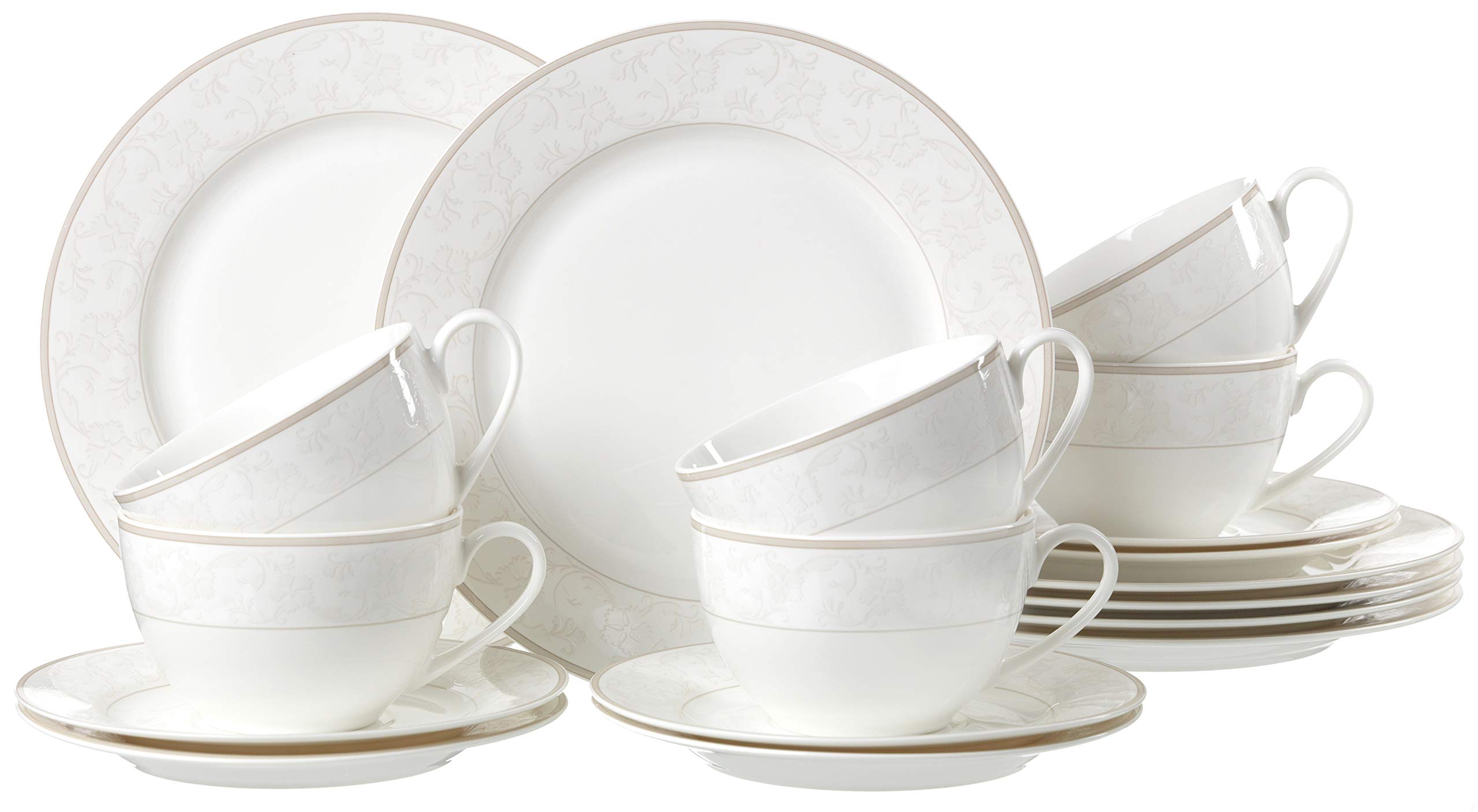 ritzenhoff-breker-isabella-kaffeeservice-wei-18-teilig-porzellan image 1