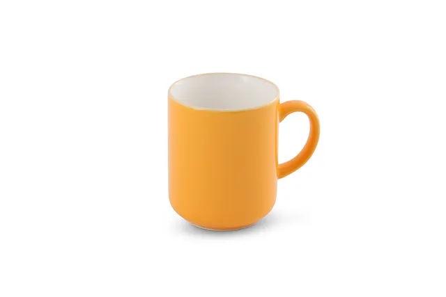 friesland-happymix-becher-safrangelb-0-4l-innen-wei image 1