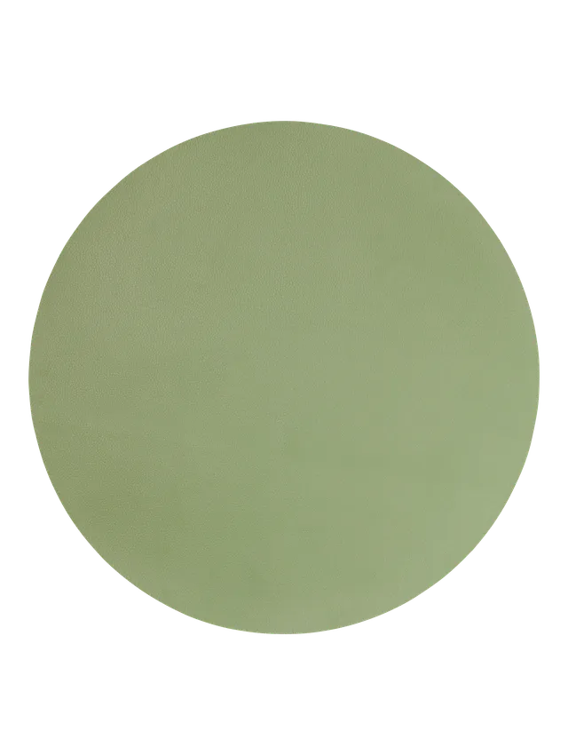 asa-selection-tischset-rund-sage-38-cm-lederoptik image 1