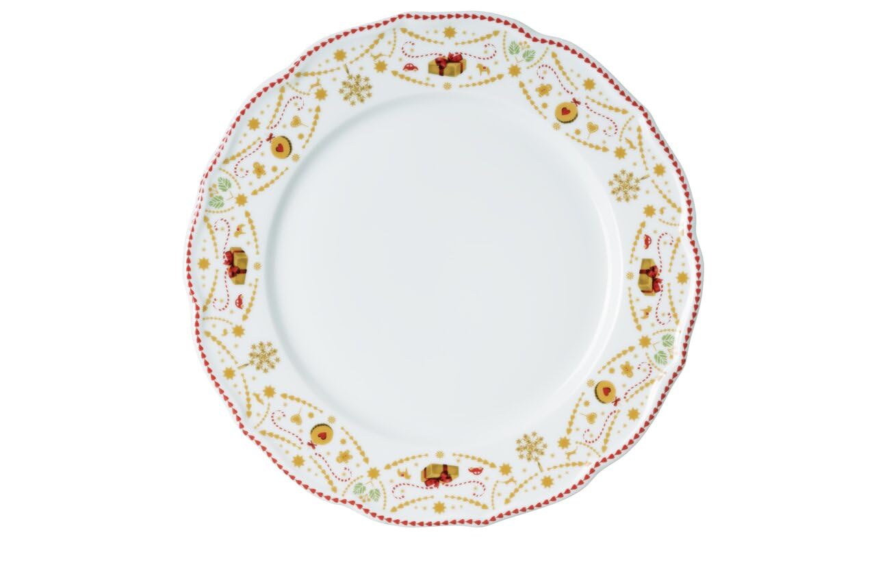 hutschenreuther-christmas-love-teller-flach-27-cm-rot-porzellan image 1