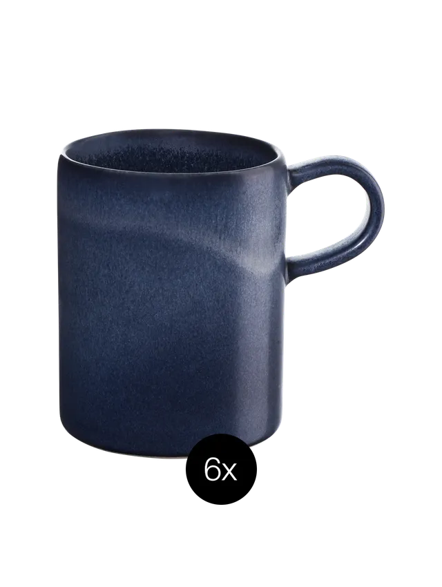 asa-selection-drinkware-henkelbecher-carbon-0-3l-6er-set-porzellan image 1