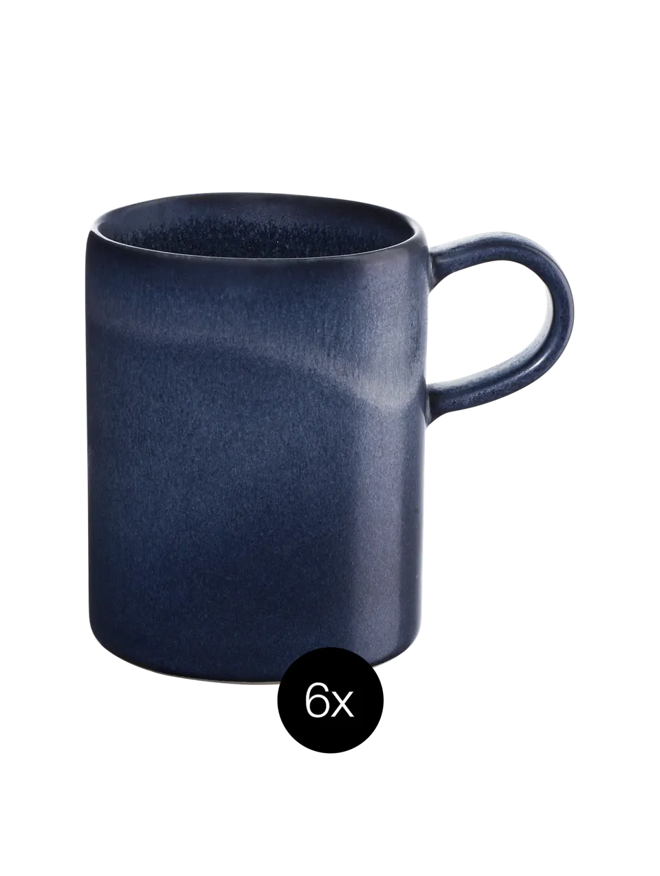 asa-selection-drinkware-henkelbecher-carbon-0-3l-6er-set-porzellan image 1