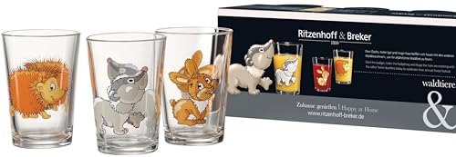 ritzenhoff-breker-waldtiere-kindergl-ser-set-6-tlg-205ml-glas image 8