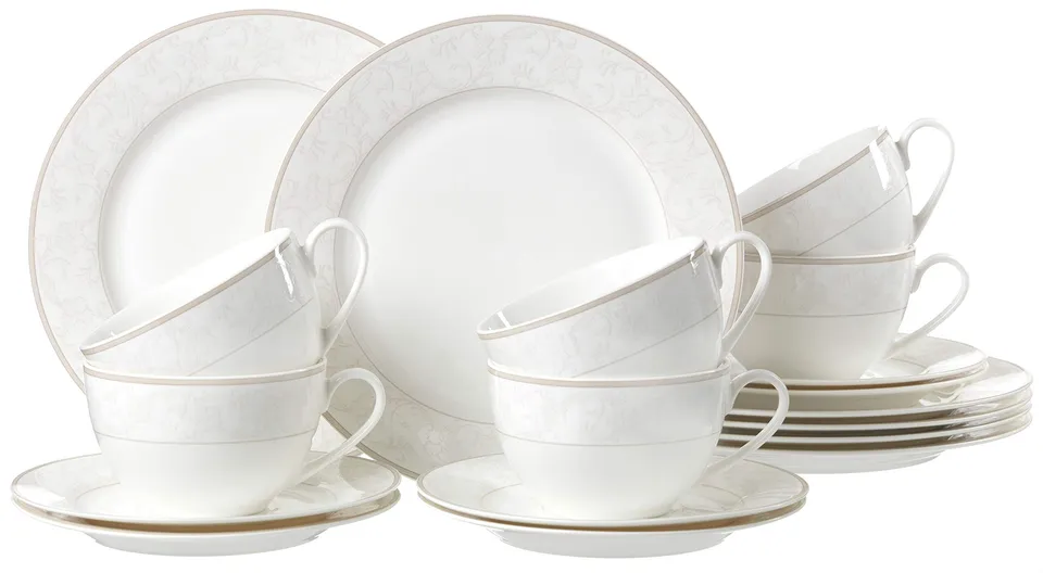 ritzenhoff-breker-isabella-kaffeeservice-wei-18-teilig-porzellan image 1